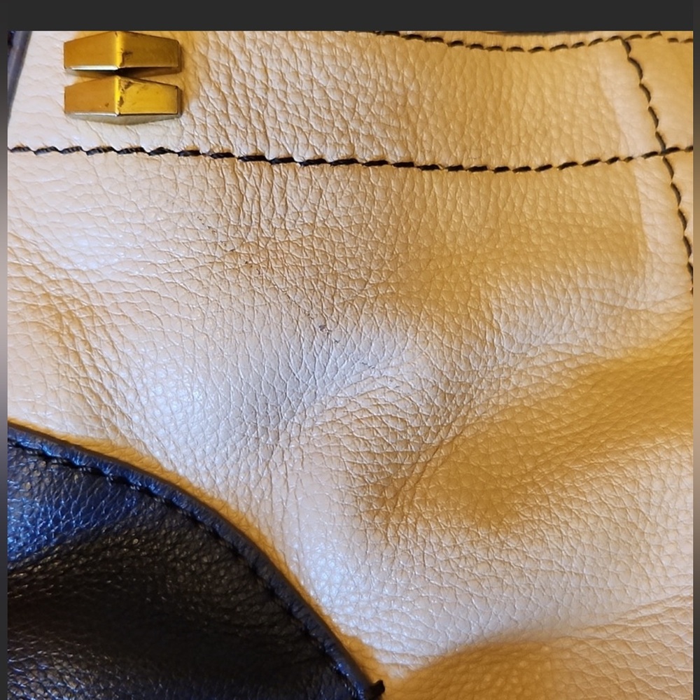 OrYANY Leather Colorblock shoulder Bag - Picture 4 of 9